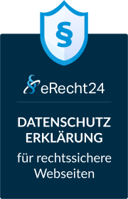 eRecht24 Datenschutz Siegel